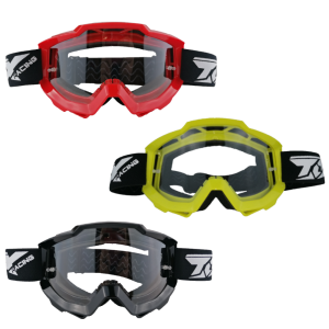 Óculos Motocross (Lente Incolor) - TOX RACING (Adulto)