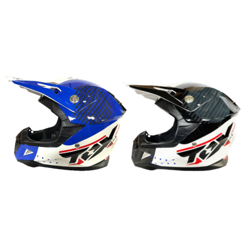 Capacete Motocross - TOX RACING (Adulto)