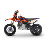 YCF: 50A Edição Limitada (Laranja/Azul) / Pitbike