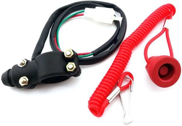 Botão STOP / KILL-SWITCH (2 fios) (c/ capsula)
