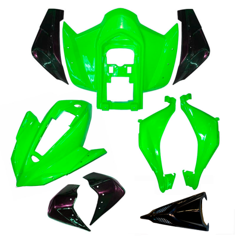 Kit carenagem ATV (Verde) Tox (Speedbird / Speedy)