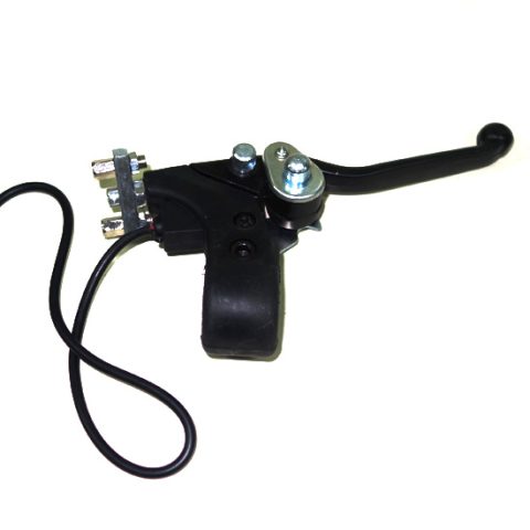 Manete de travao Drt. (completa) (c/ saida para 2 cabos), Tox (E-QD03) / ATV 49